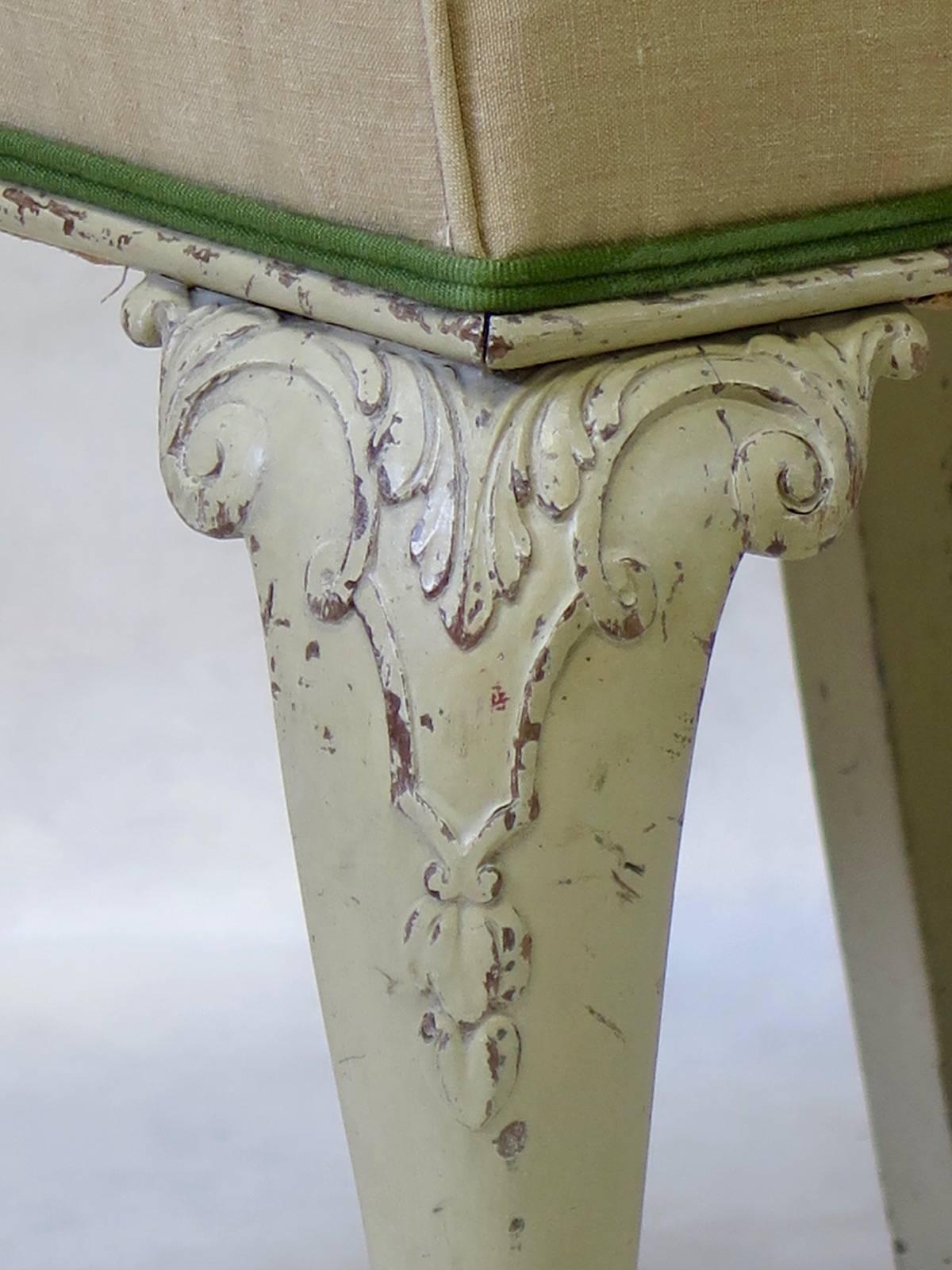 French 19th Century Painted Chippendale Chair For Sale 11