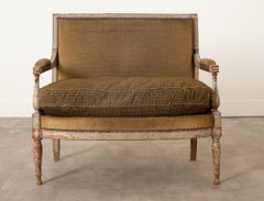French 19th Century Painted Directoire Settee
