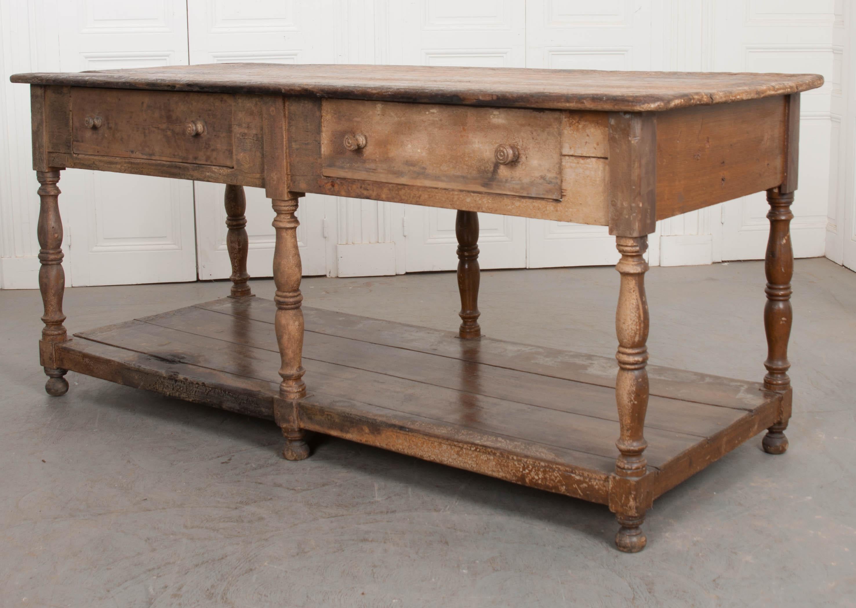 French 19th Century Painted Drapery Table 8