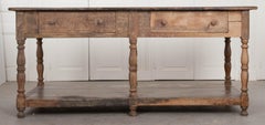 French 19th Century Painted Drapery Table