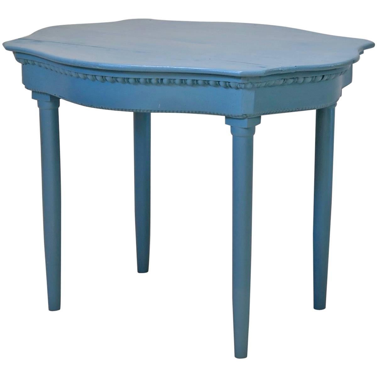 French 19th Century Painted "Egg & Dart" Table