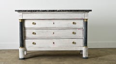 French 19th Century Painted Empire Commode