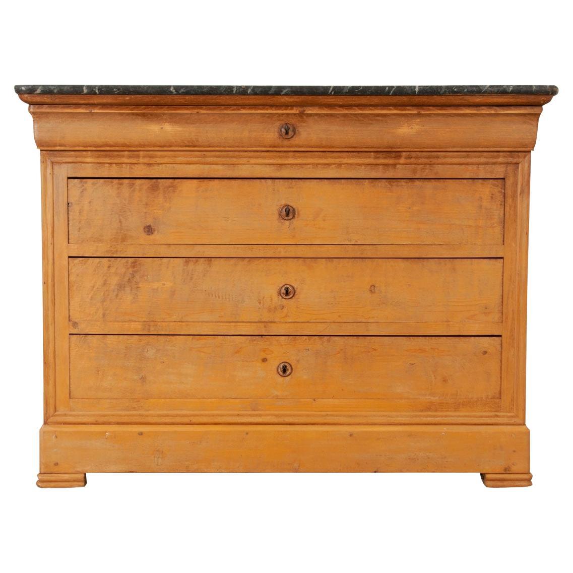 French 19th Century Painted Louis Phillipe Commode For Sale