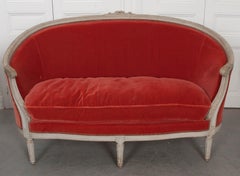 French 19th Century Painted Louis XVI Style Settee