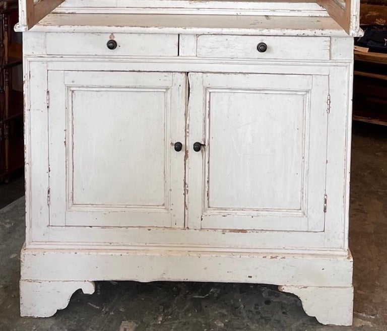 French 19th Century Painted Pine Buffet For Sale at 1stDibs