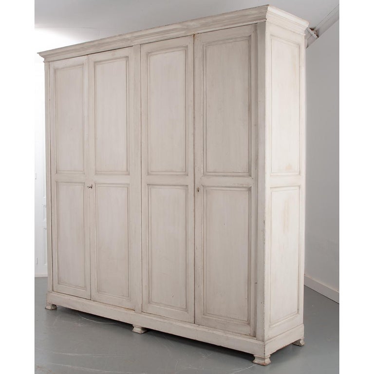 French 19th Century Painted Pine Wardrobe at 1stDibs painted pine