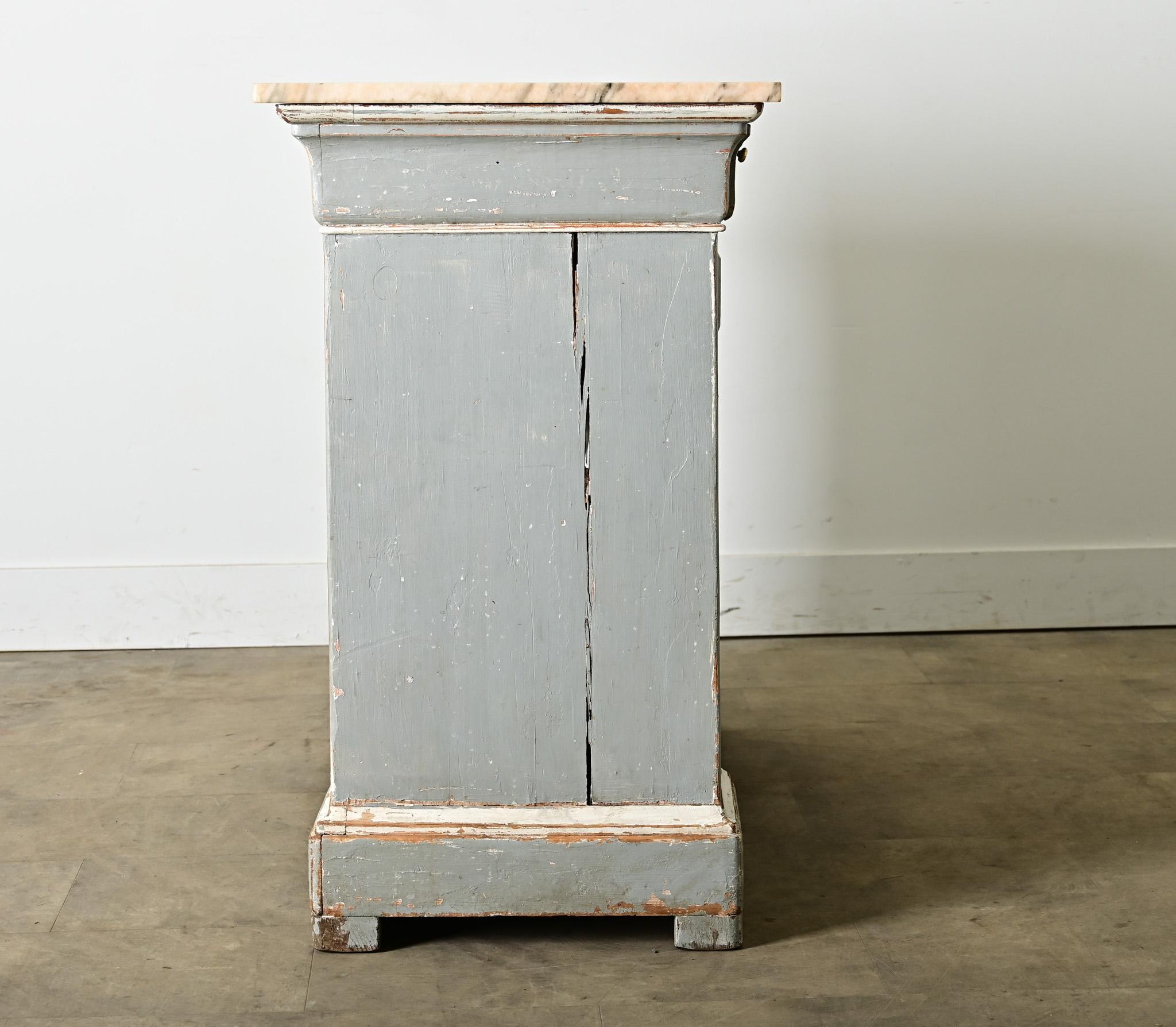 Banco da negozio dipinto francese del XIX secolo in vendita 3