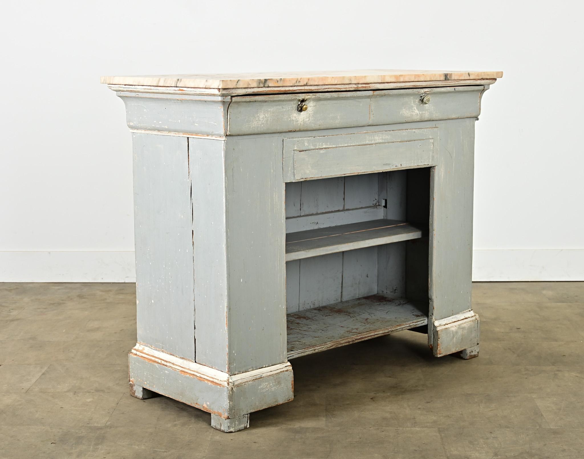 Banco da negozio dipinto francese del XIX secolo in vendita 6