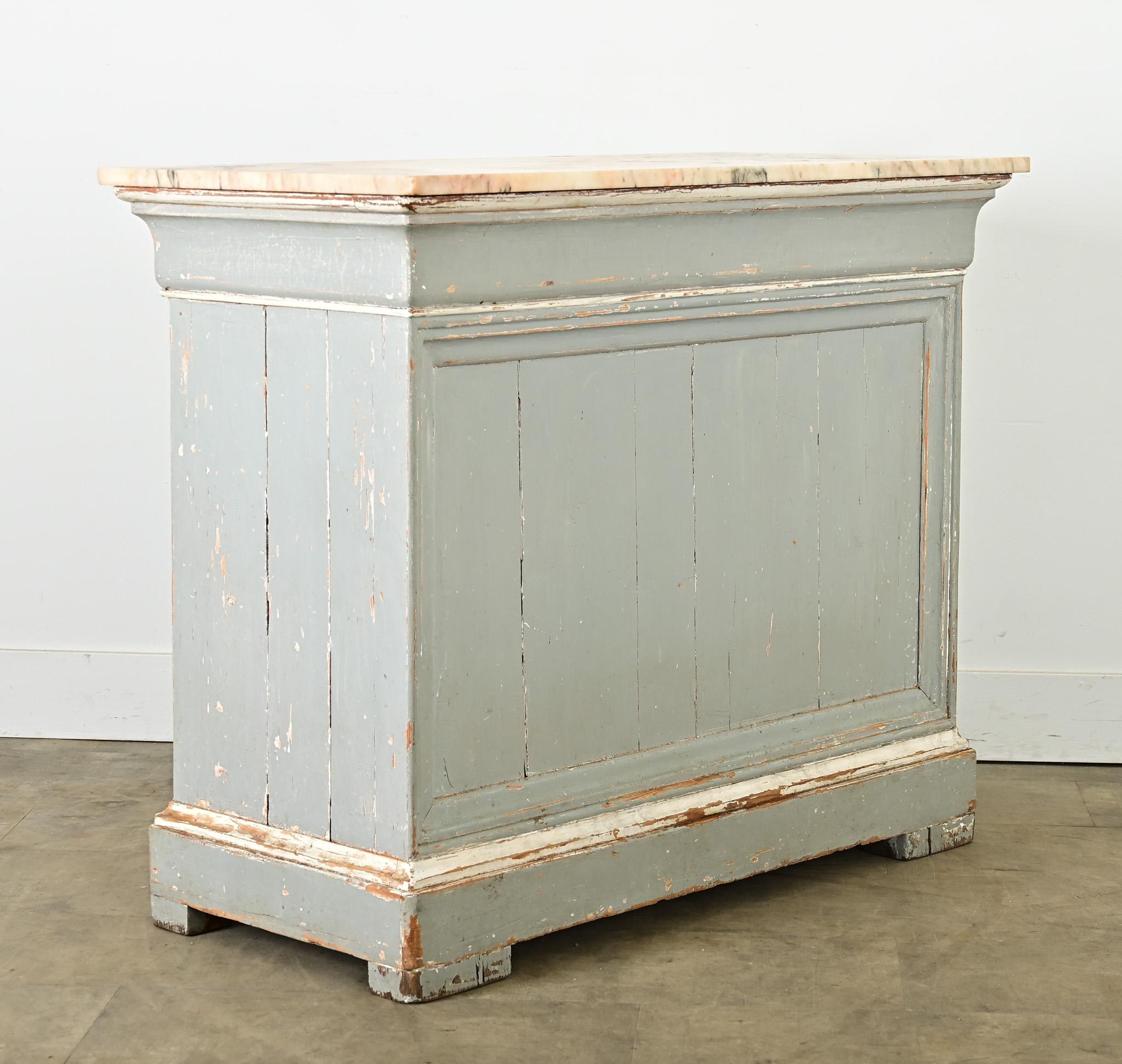 Banco da negozio dipinto francese del XIX secolo in vendita 8