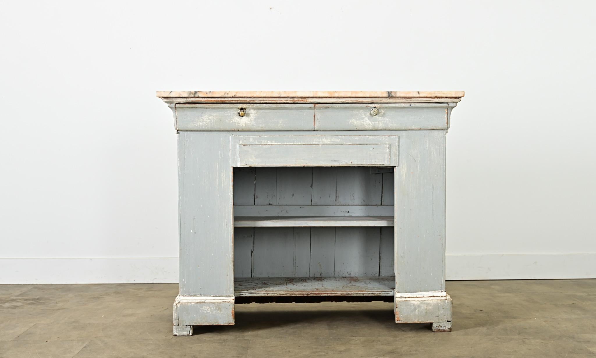 Luigi Filippo Banco da negozio dipinto francese del XIX secolo in vendita