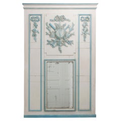 French 19th Century Painted Trumeau