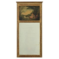 French 19th Century Painted Trumeau