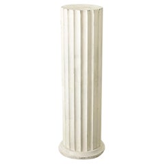 French 19th Century Painted Wood Column