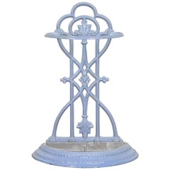 French 19th Century Painted Wrought Iron Umbrella Stand