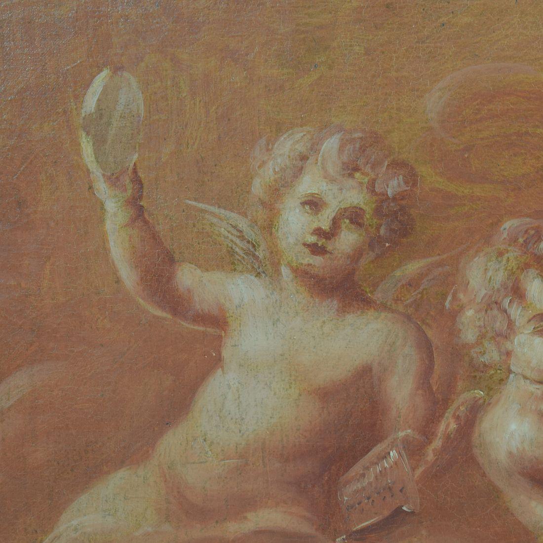 French 19th Century Painting with Cherubs / Angels 3