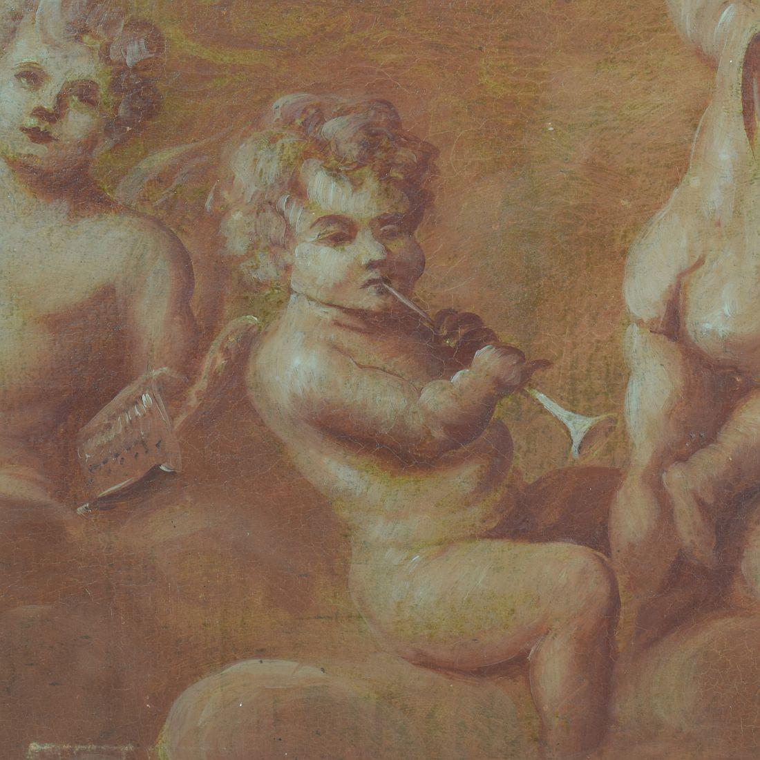 French 19th Century Painting with Cherubs / Angels 4