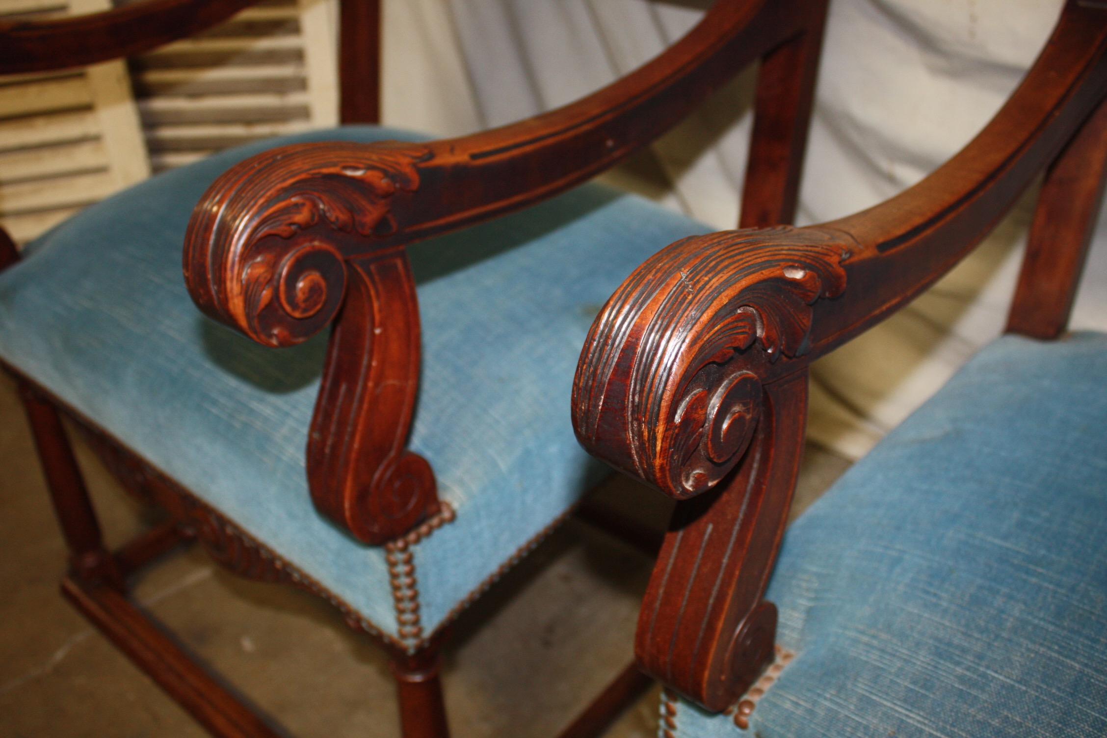 French, 19th Century Pair of Armchairs 5