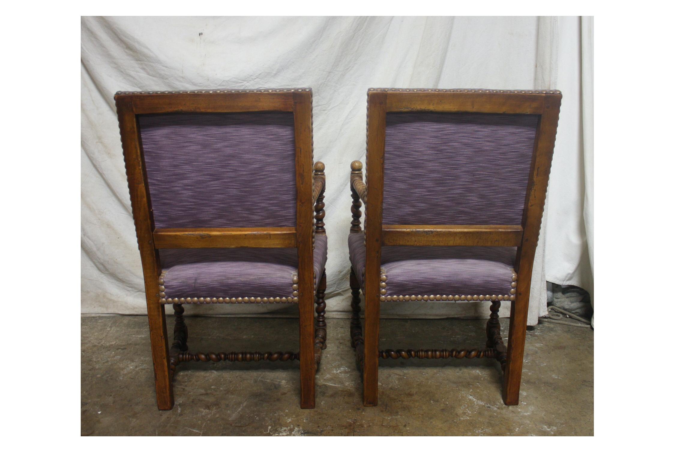 Paire de fauteuils français du XIXe siècle du XIXe siècle en vente 4
