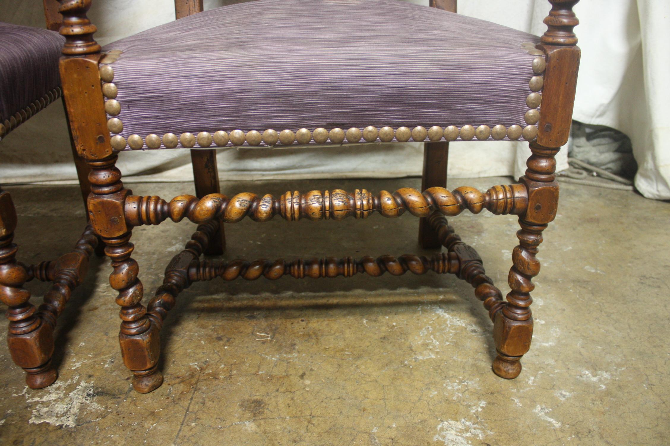 French 19th Century Pair of Armchairs In Good Condition For Sale In Stockbridge, GA