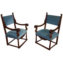 French, 19th Century Pair of Armchairs