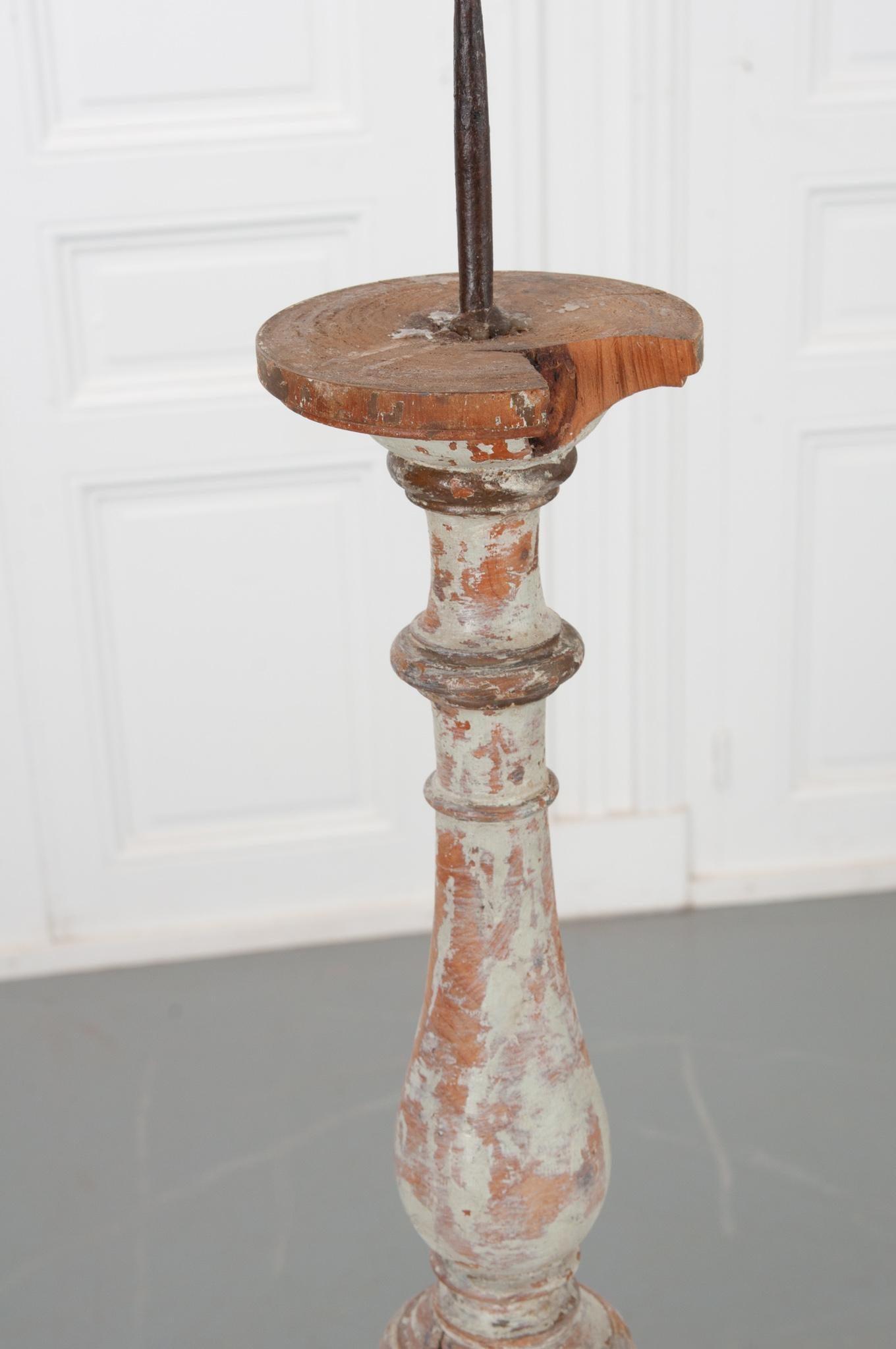 French 19th Century Pair of Candlesticks 1