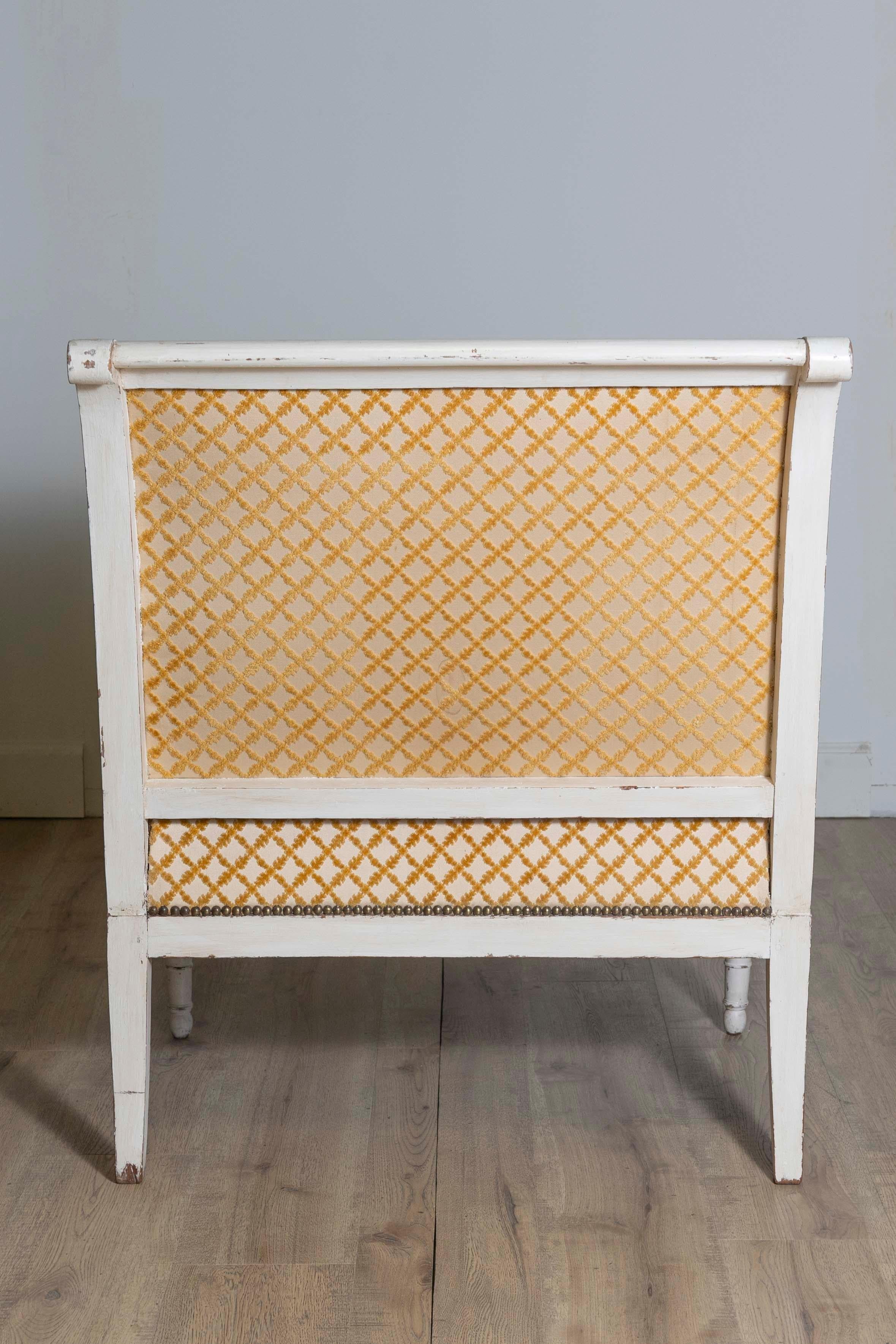 Französisches Paar Marquise-Stühle des 19. Jahrhunderts, um 1890 (Polster) im Angebot