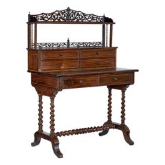 French 19th Century Palisander Ladies Writing Table