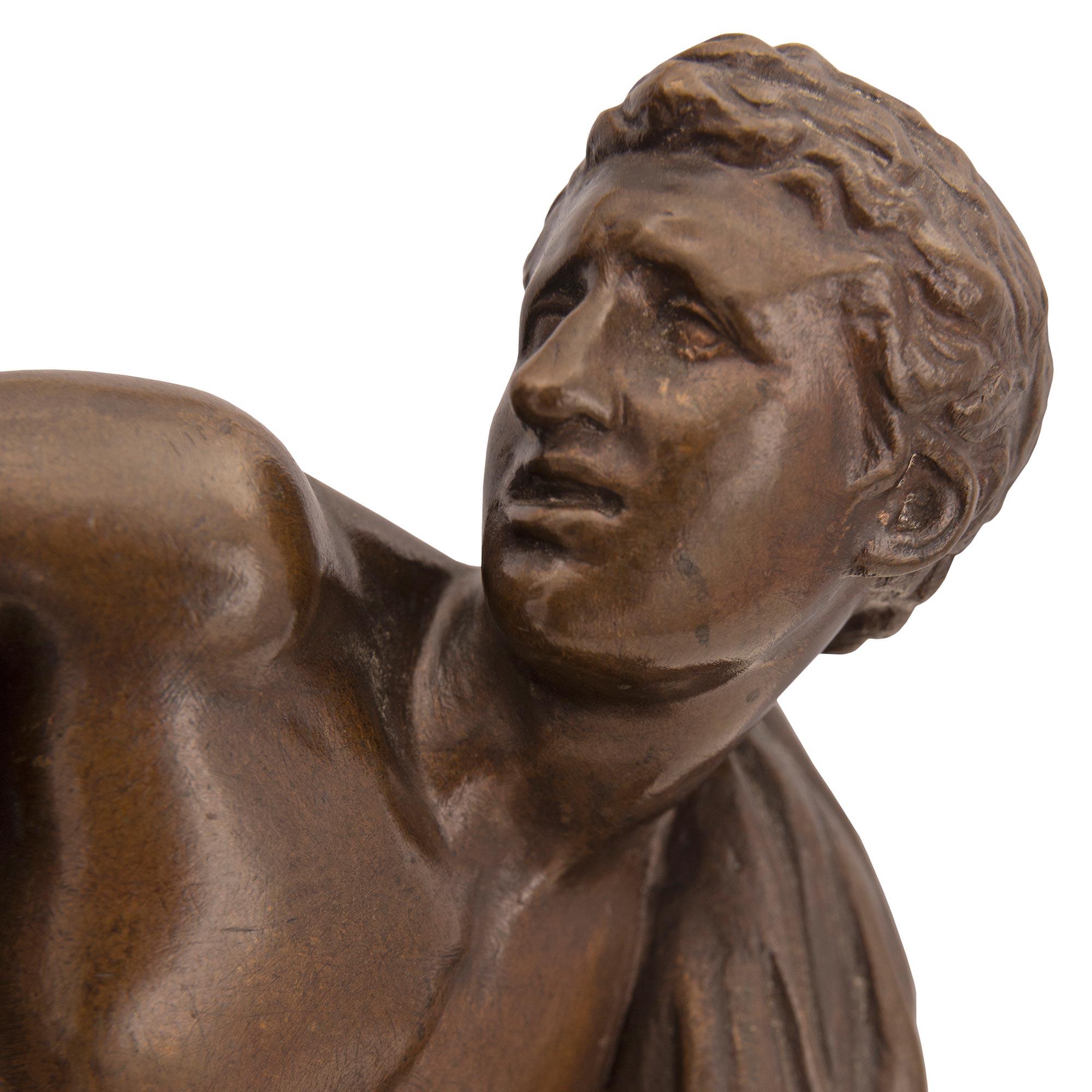 Französische patinierte Bronzestatue von Laocoön und seinen Söhnen aus dem 19. Jahrhundert im Angebot 4