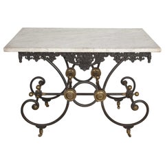 French 19th Century Pâtisserie Presentation Table
