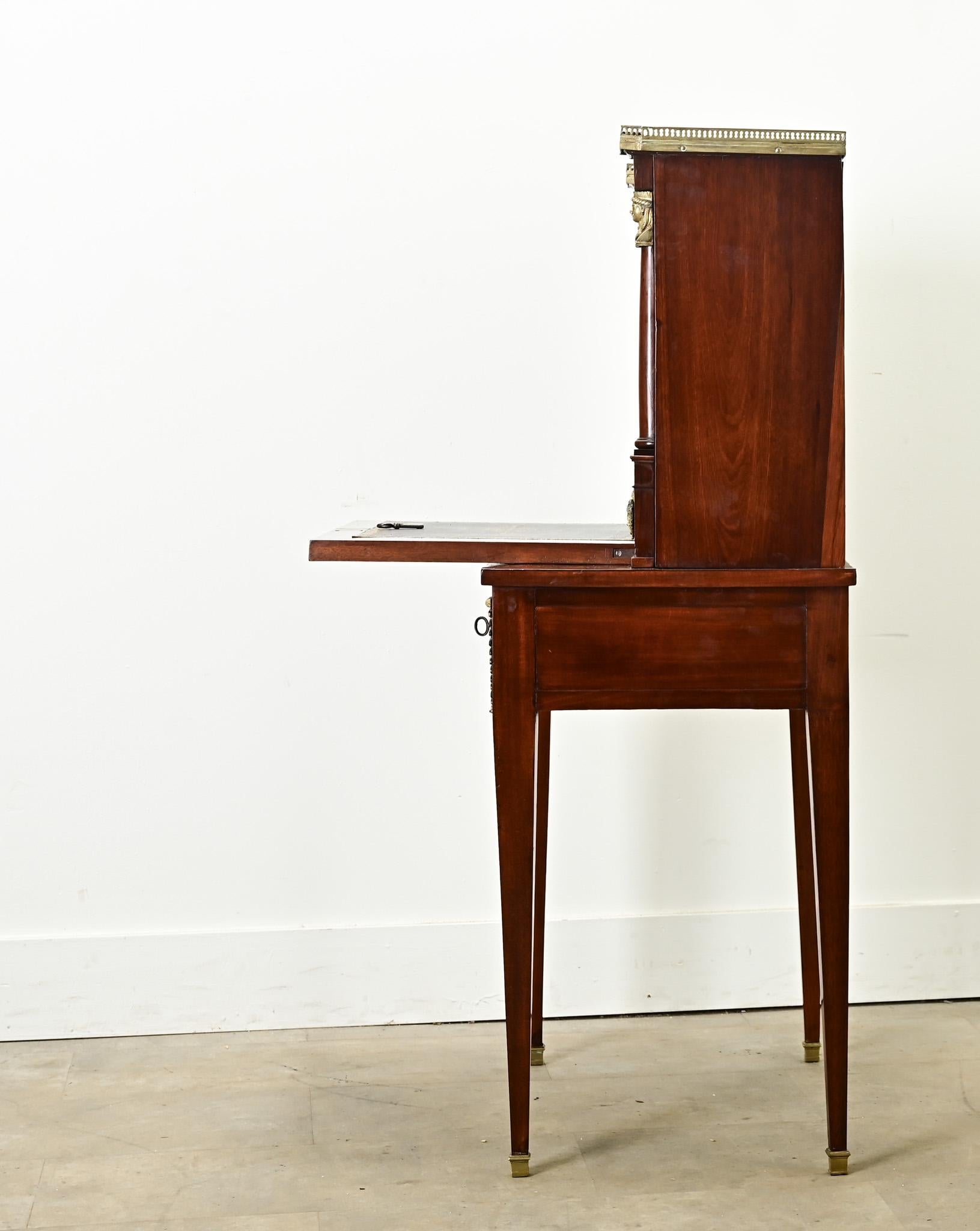 French 19th Century Petite Empire Secretary 4