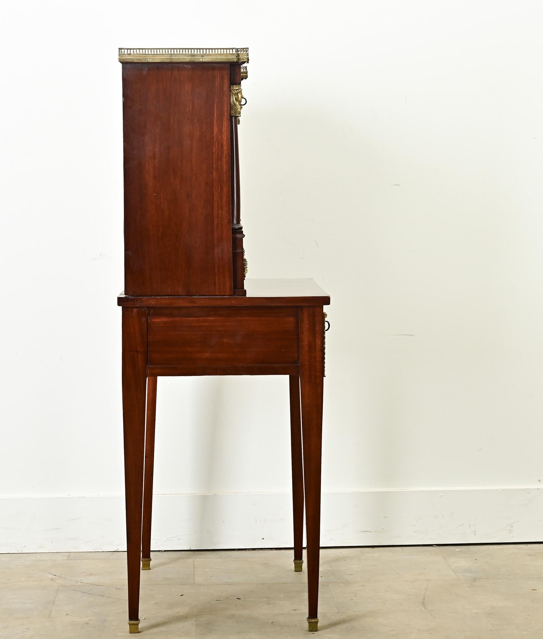 French 19th Century Petite Empire Secretary 3