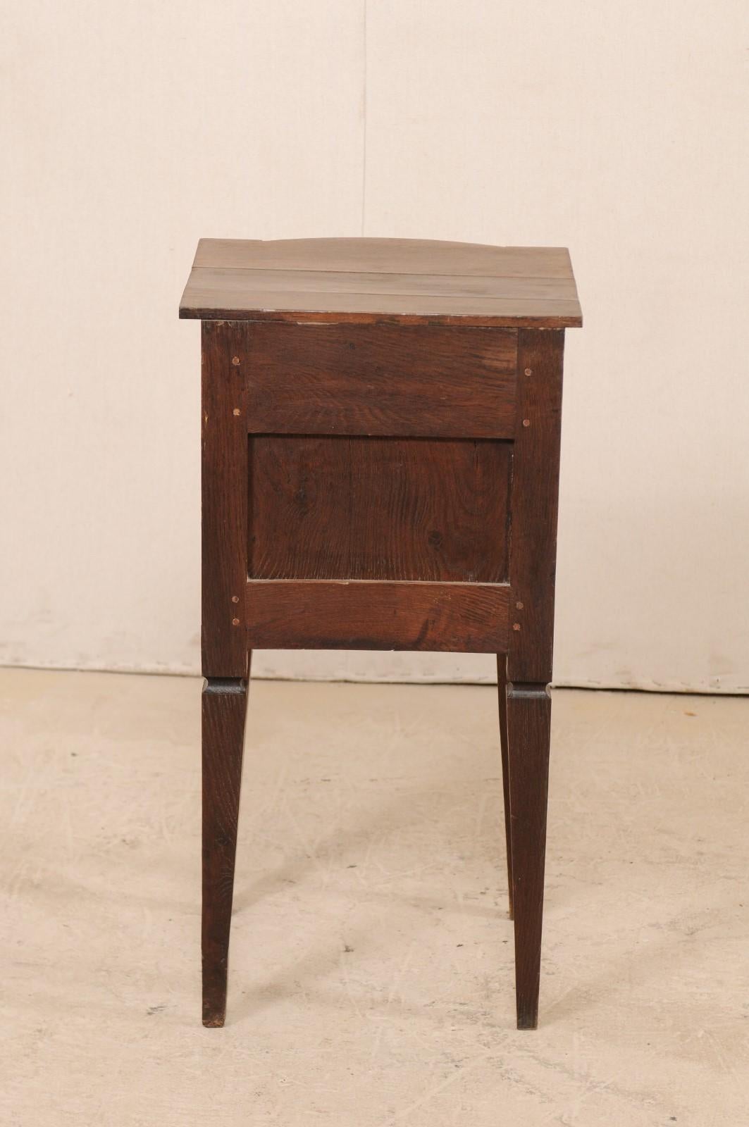 French 19th Century Petite Fluted Wood Side Chest or Table 7