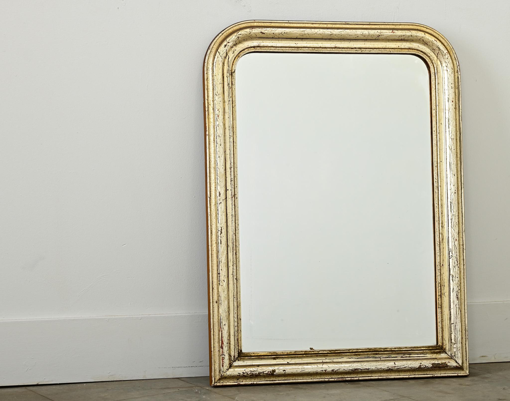 Louis-Philippe Petite Miroir Louis Philippe doré du 19ème siècle en vente