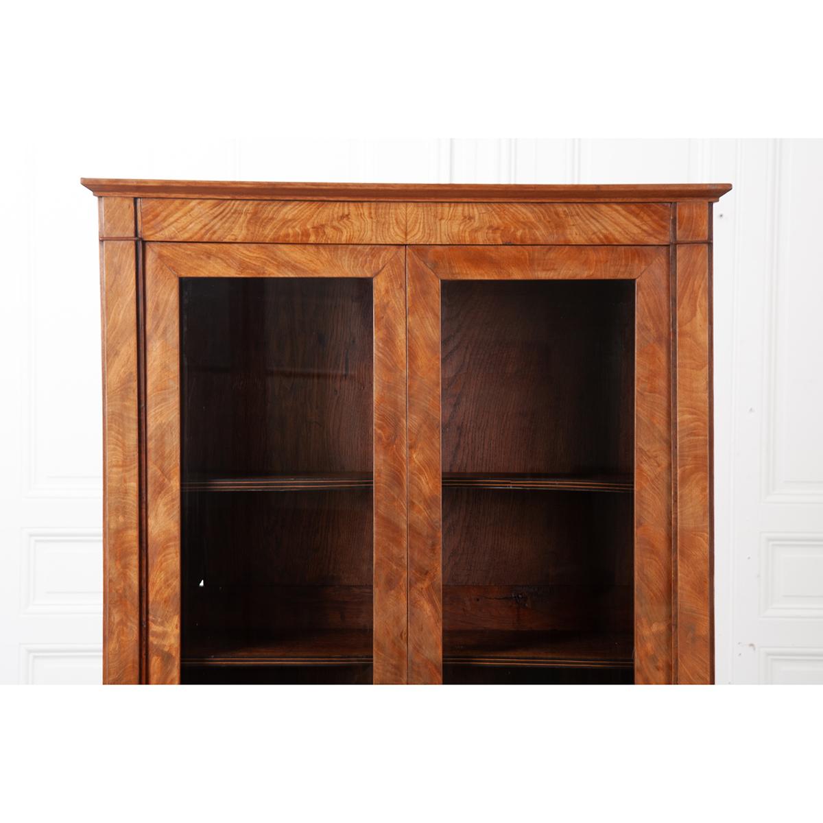 French 19th Century Petite Mahogany Bibliotheque In Good Condition In Baton Rouge, LA