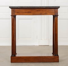 French 19th Century Petite Mahogany Empire Console