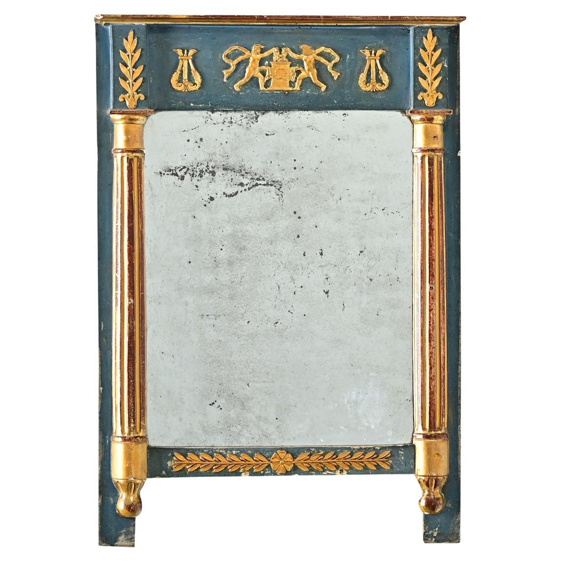 Petite Trumeau neoclassico francese del XIX secolo