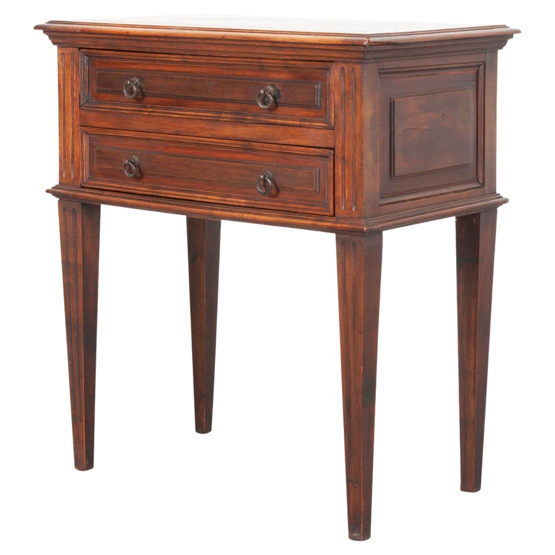 French 19th Century Petite Walnut Table