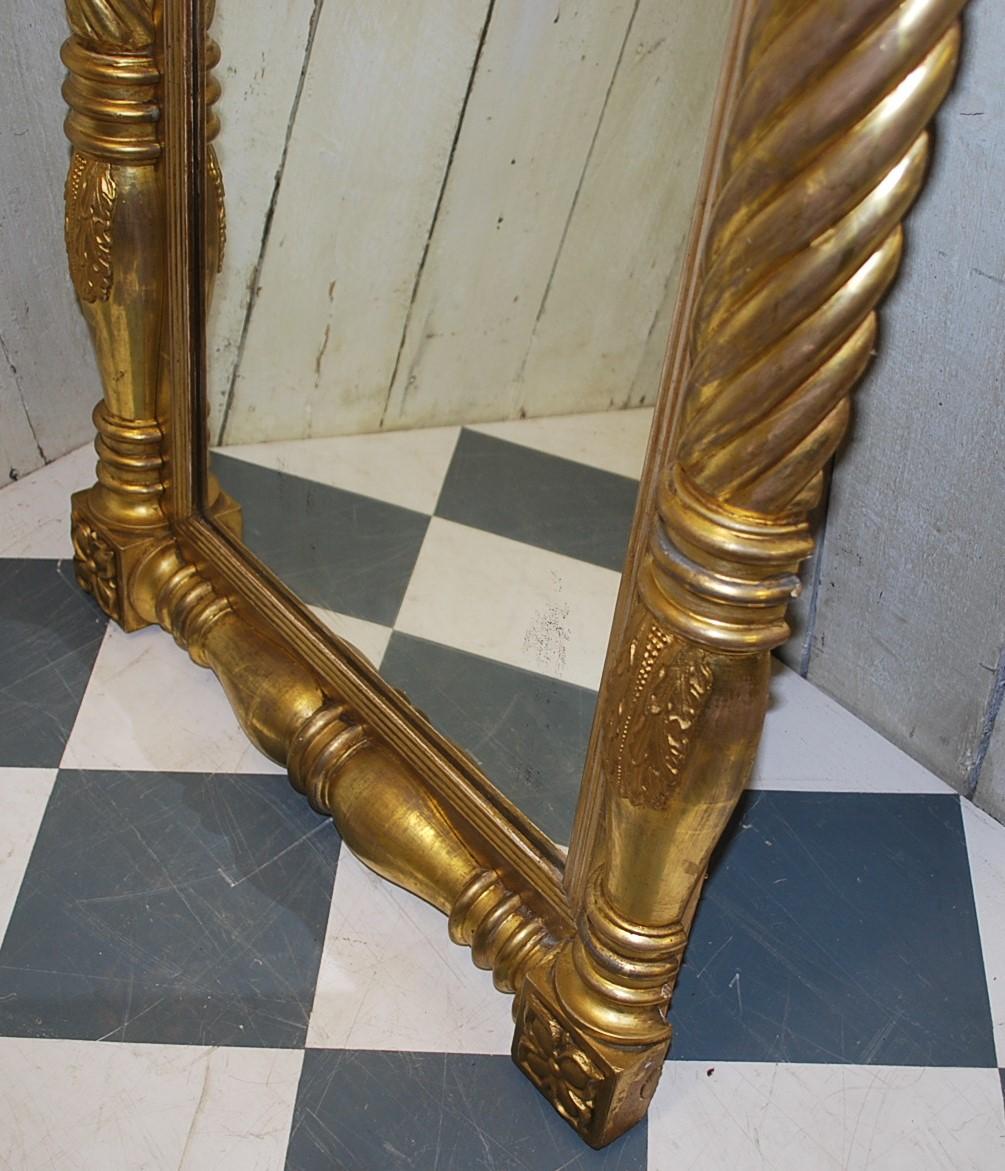 French 19th Century Pier Mirror/Overmantle Mirror In Good Condition For Sale In Winchcombe, Gloucesteshire