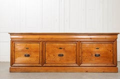 French 19th Century Pine and Oak Shop Counter