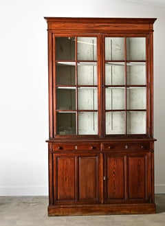French 19th Century Pine Bibliotheque