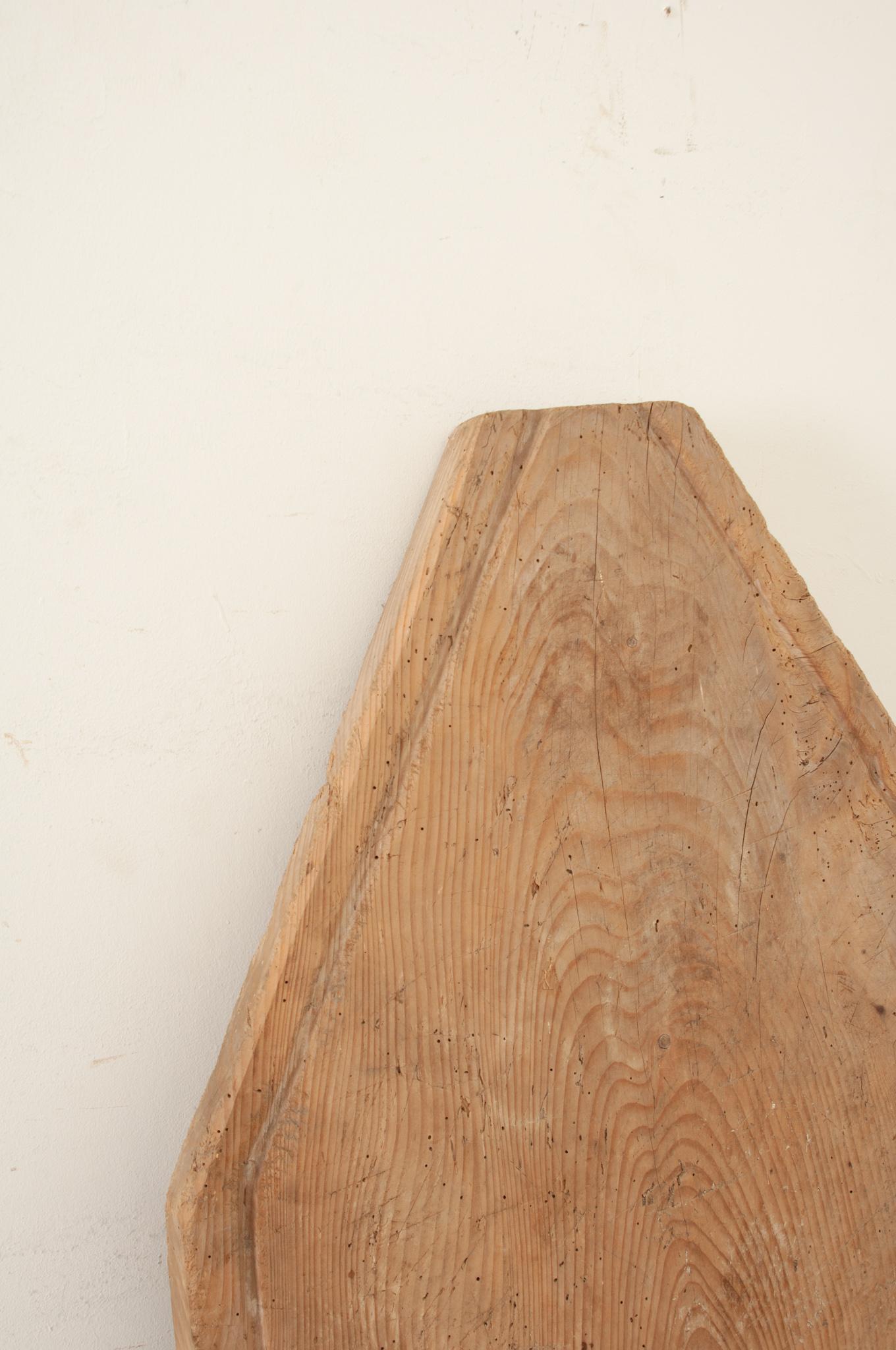 French 19th Century Pine Cheese Draining Board In Good Condition For Sale In Baton Rouge, LA