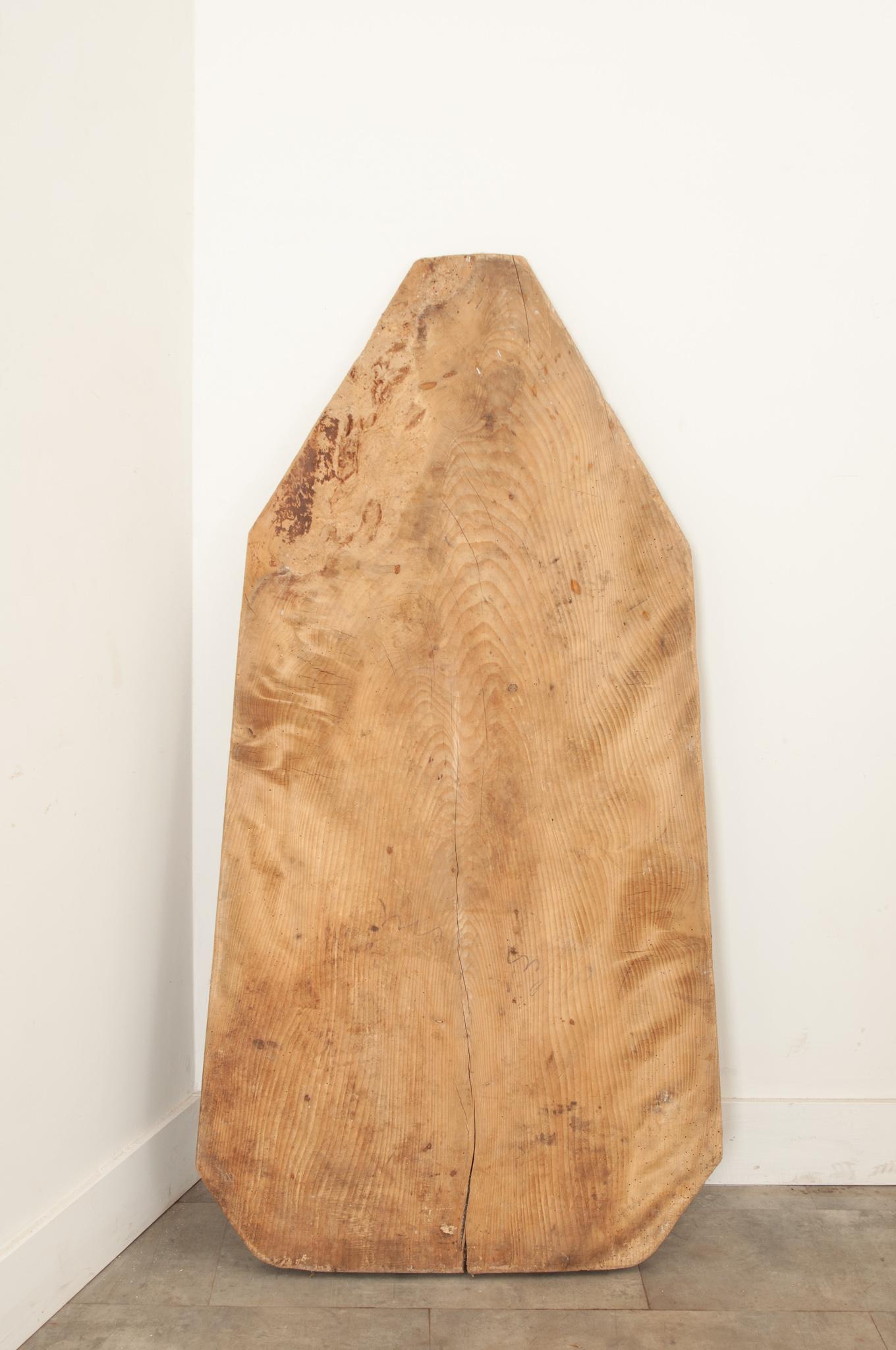 French 19th Century Pine Cheese Draining Board For Sale 2