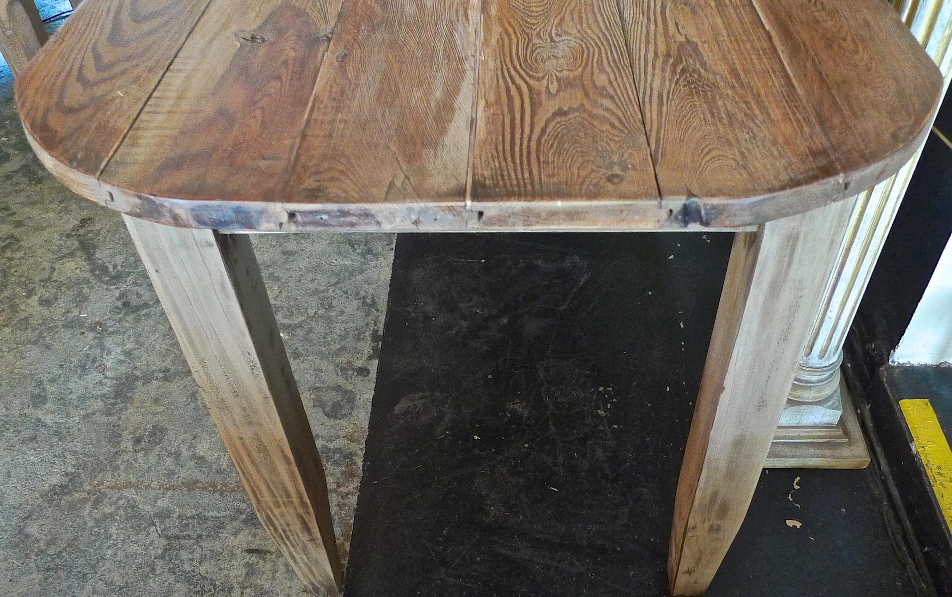French 19th Century Pine Country Farmhouse Table. 3