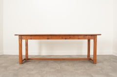 French 19th Century Pine Drapery Table