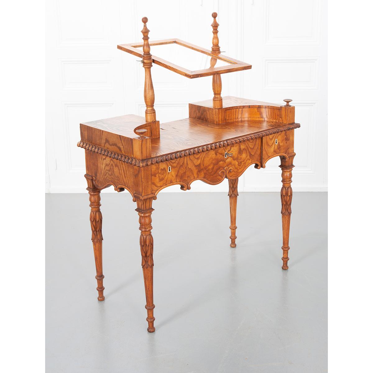 French 19th Century Pine Dressing Table 10