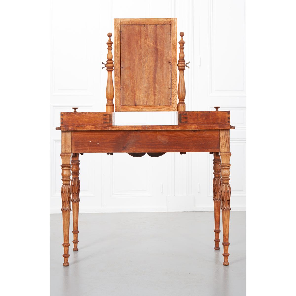 French 19th Century Pine Dressing Table 14