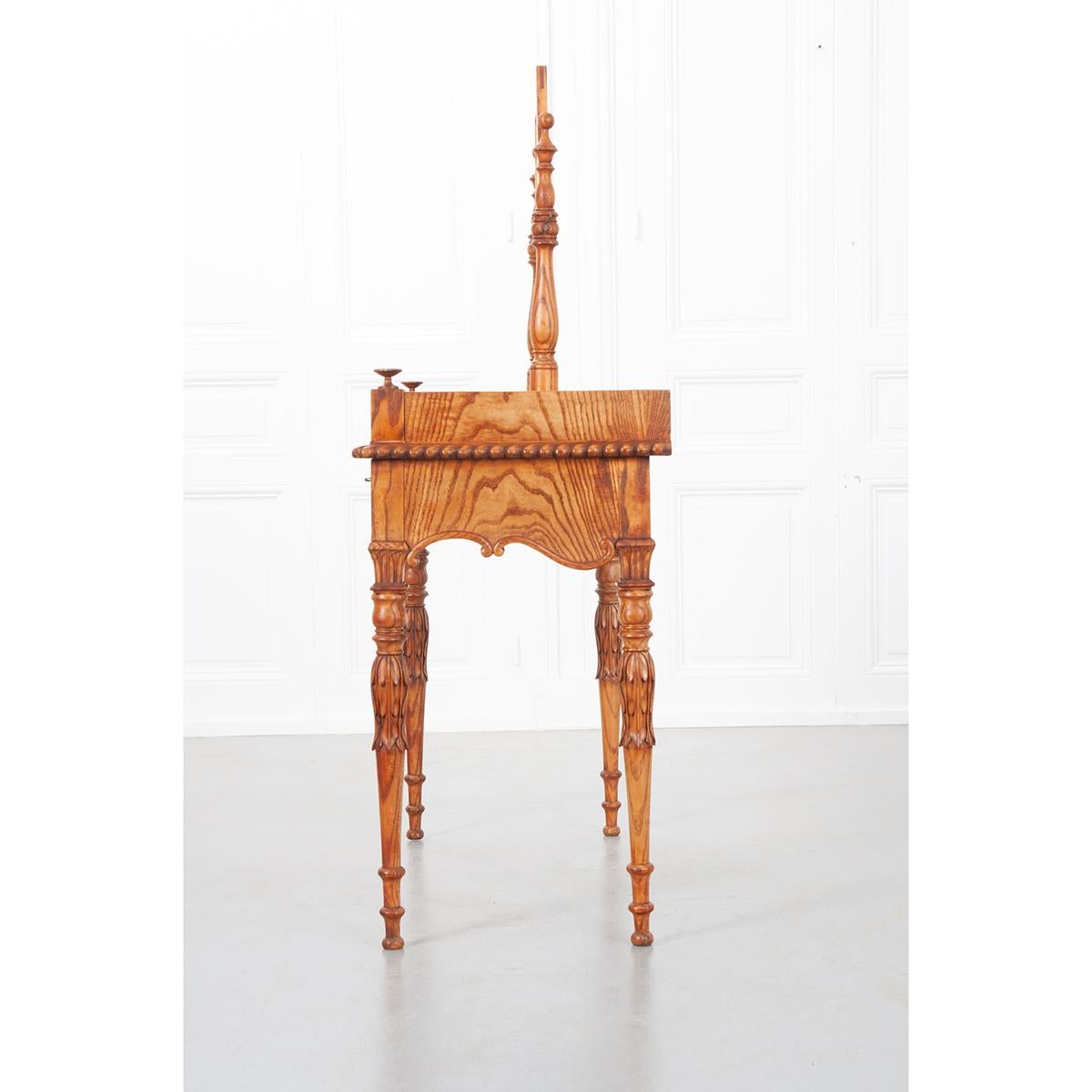 French 19th Century Pine Dressing Table 2