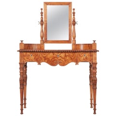 French 19th Century Pine Dressing Table