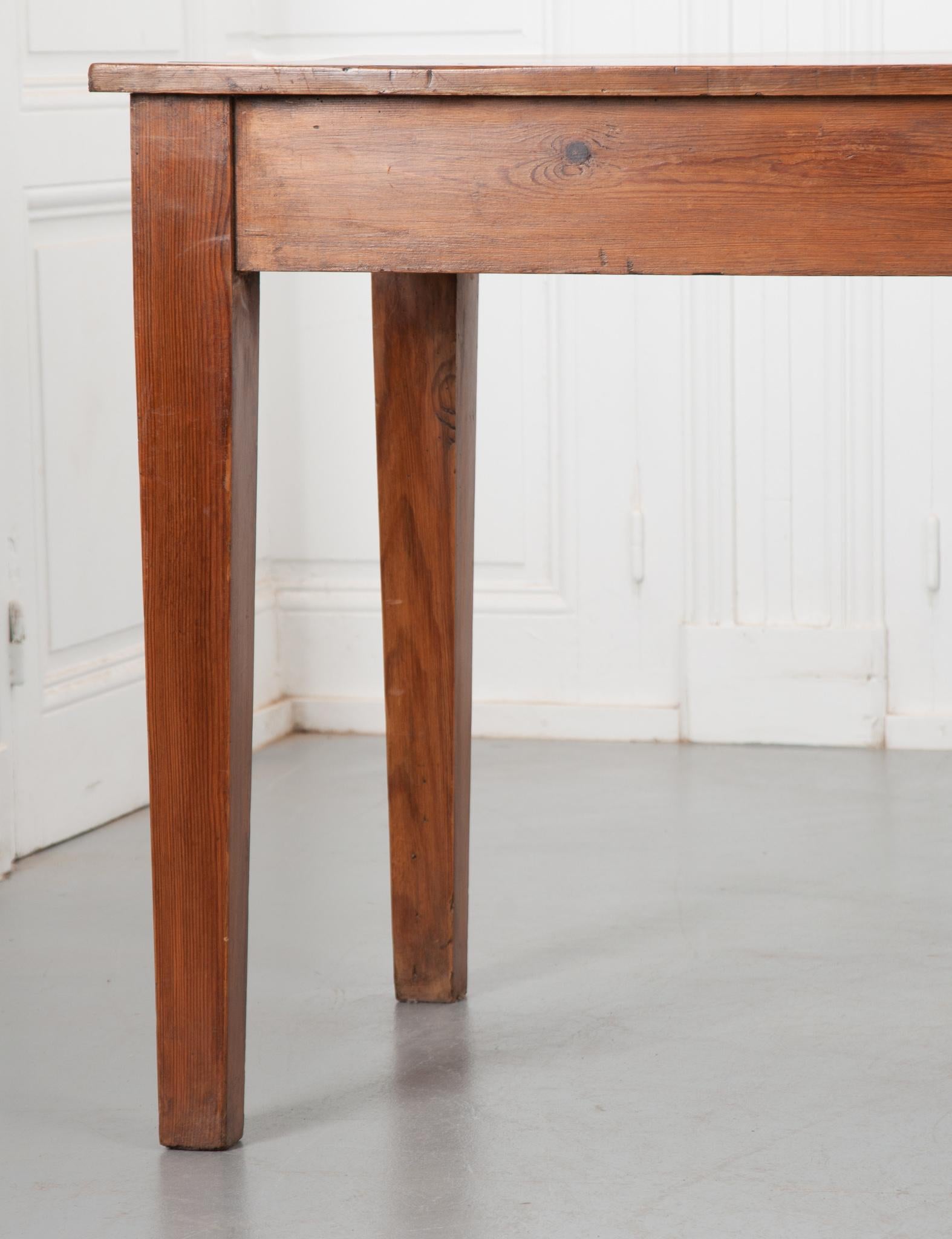 French 19th Century Pine Farm Table 5