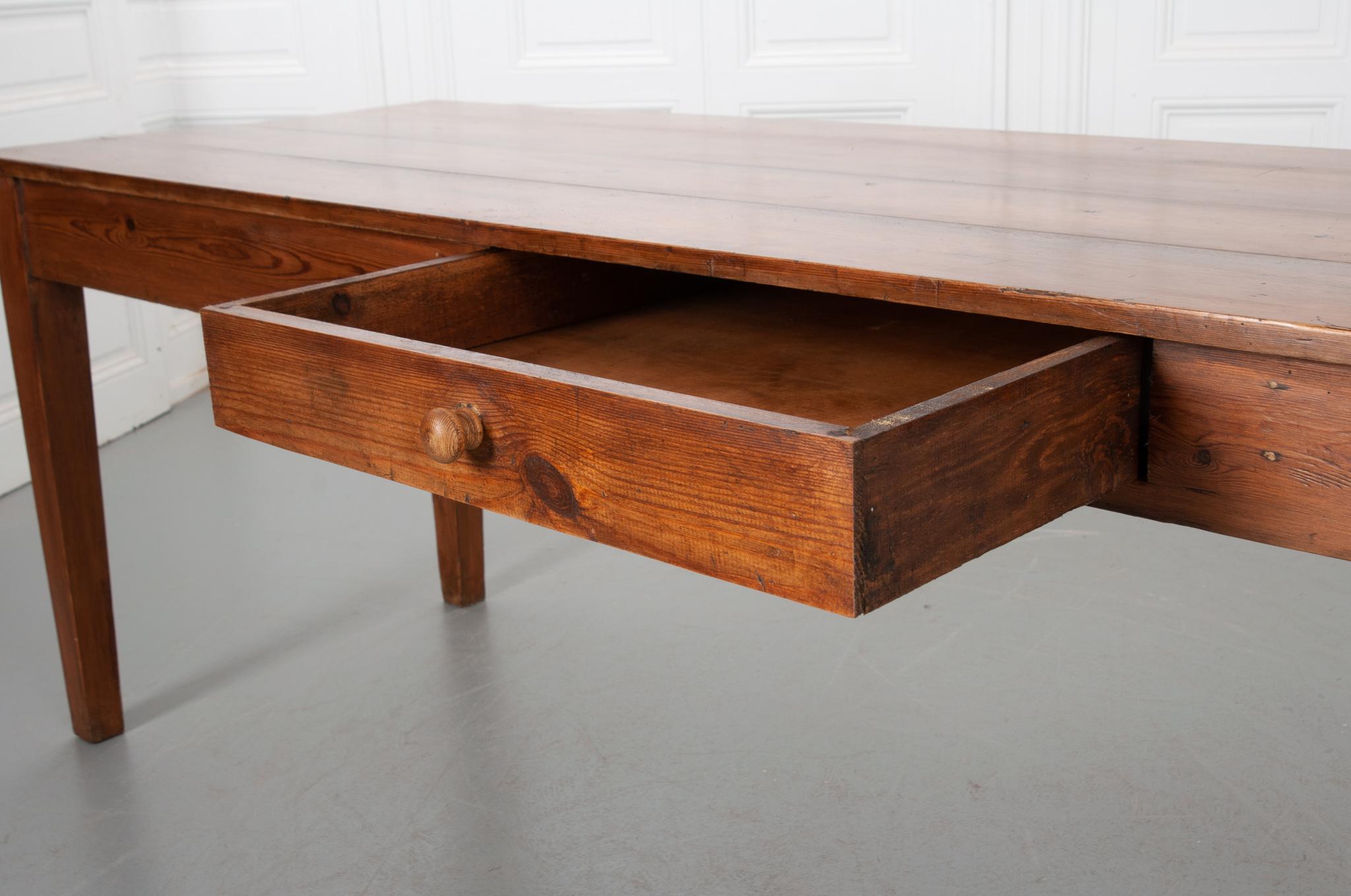 Woodwork French 19th Century Pine Farm Table